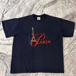 Vintage France Estelle Paris Tour Eiffel T-Shirt, Size M